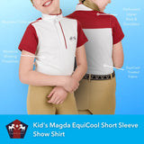 Equine Couture Children'S Magda Equicool Short Sleeve Show Shirt - Breeches.com - Flyclothing LLC