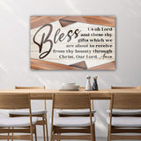 Bless Us Oh Lord Faith Sign - Tailored Canvases - Flyclothing LLC