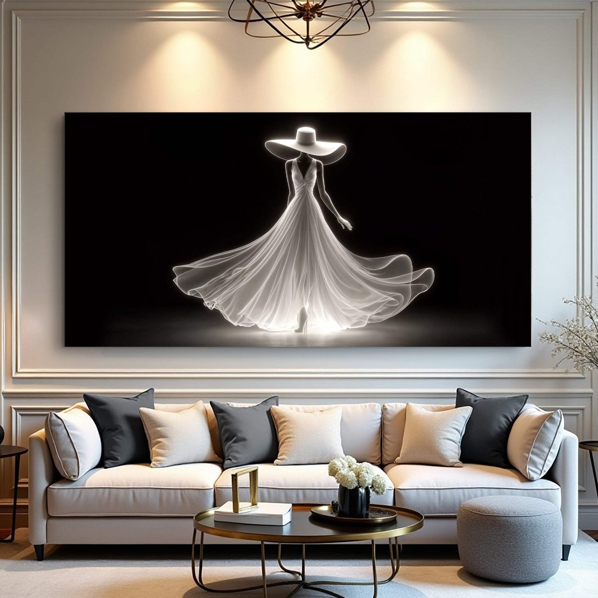 Modern Glam Fashion Wall Art - Tailored Canvases - Flyclothing LLC