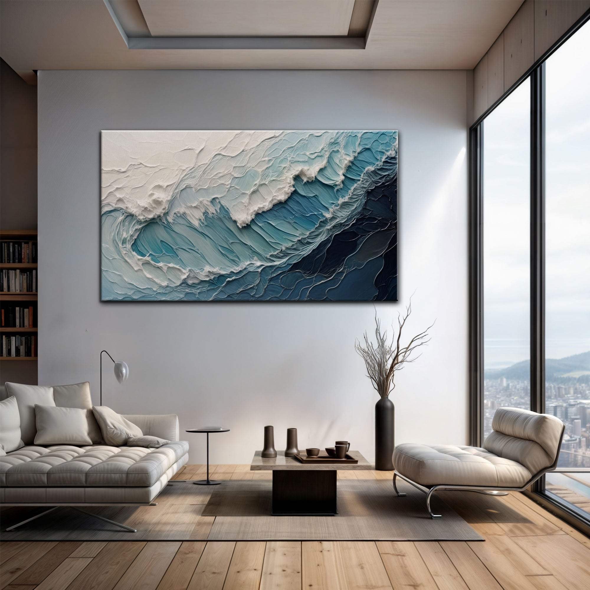 Ocean's Embrace Seascape Wall Art - Tailored Canvases - Flyclothing LLC