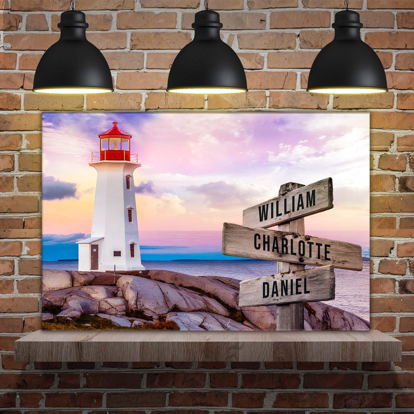 Lighthouse Family Names Sign - Tailored Canvases - Flyclothing LLC