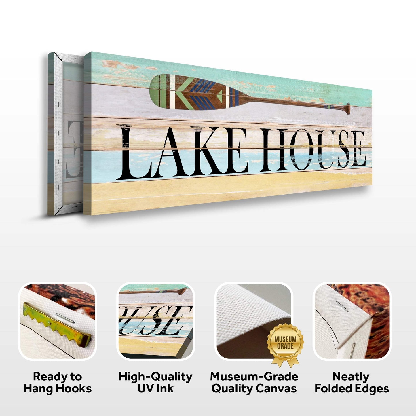 Lake House Coastal Sign - Tailored Canvases - Flyclothing LLC