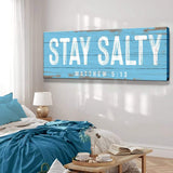 Stay Salty Coastal Sign IV - Tailored Canvases - Flyclothing LLC