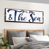 You, Me And The Sea Beach Sign II - Tailored Canvases - Flyclothing LLC