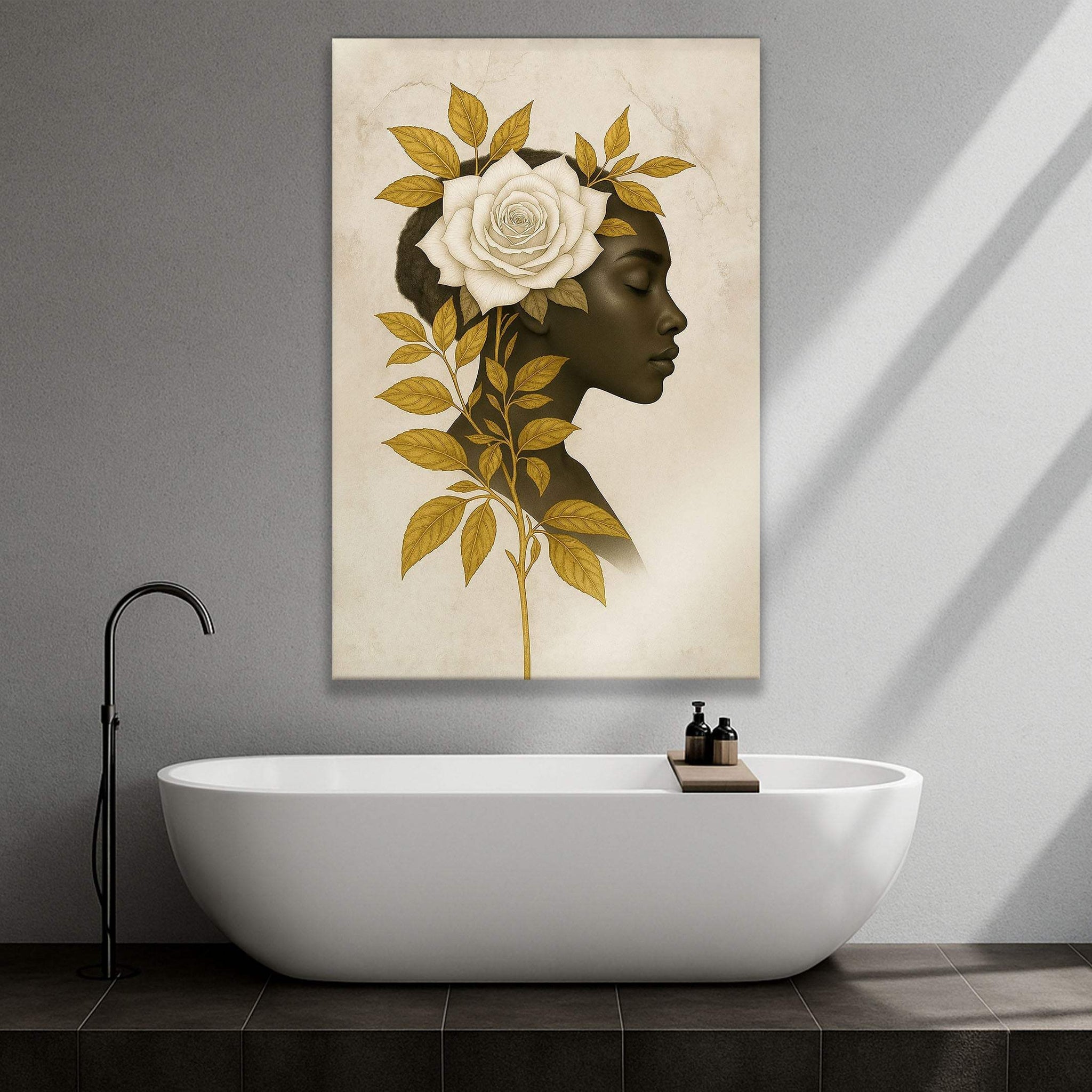 Floral Majesty Wall Art II - Tailored Canvases - Flyclothing LLC