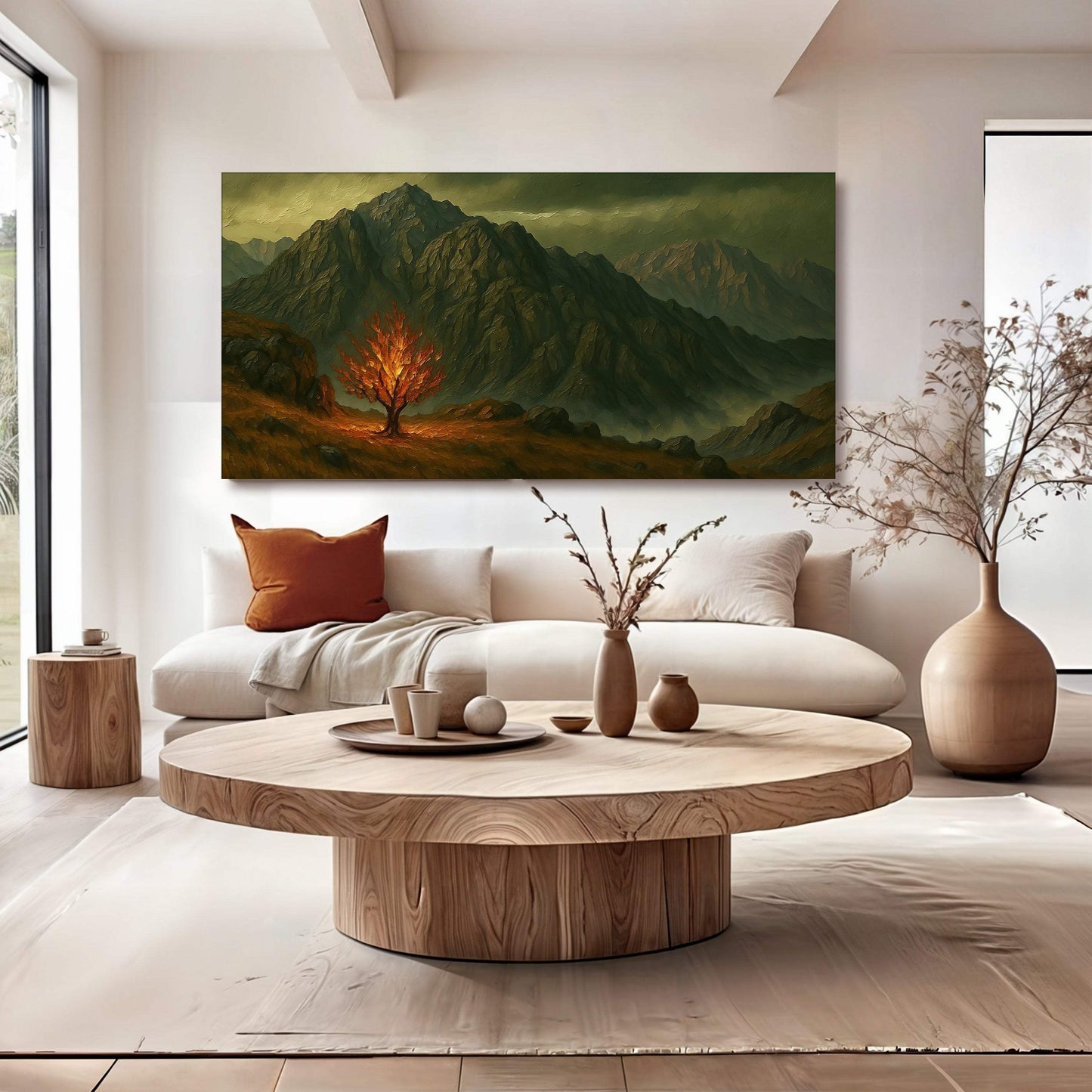 Burning Bush - Faith Wall Art III - Tailored Canvases - Flyclothing LLC