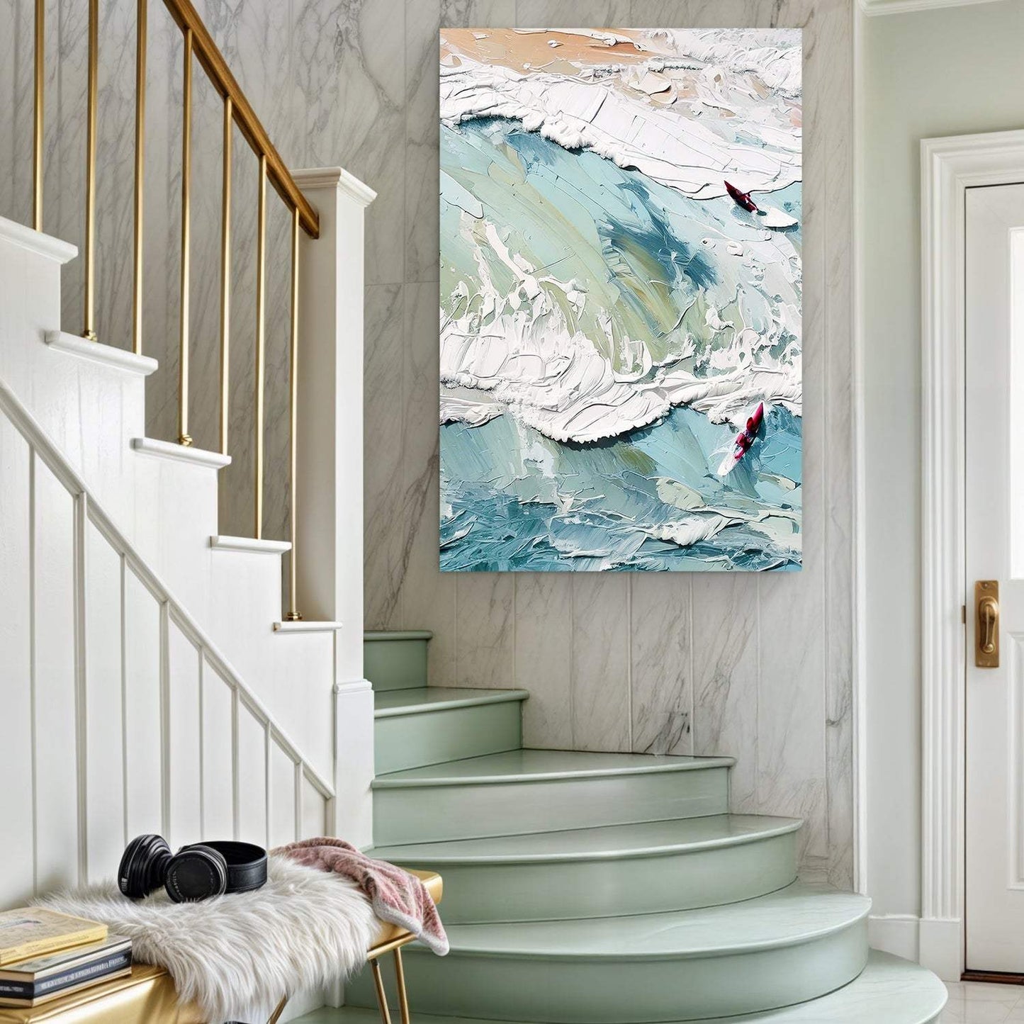 3D Sea Wall Art - Tailored Canvases - Flyclothing LLC