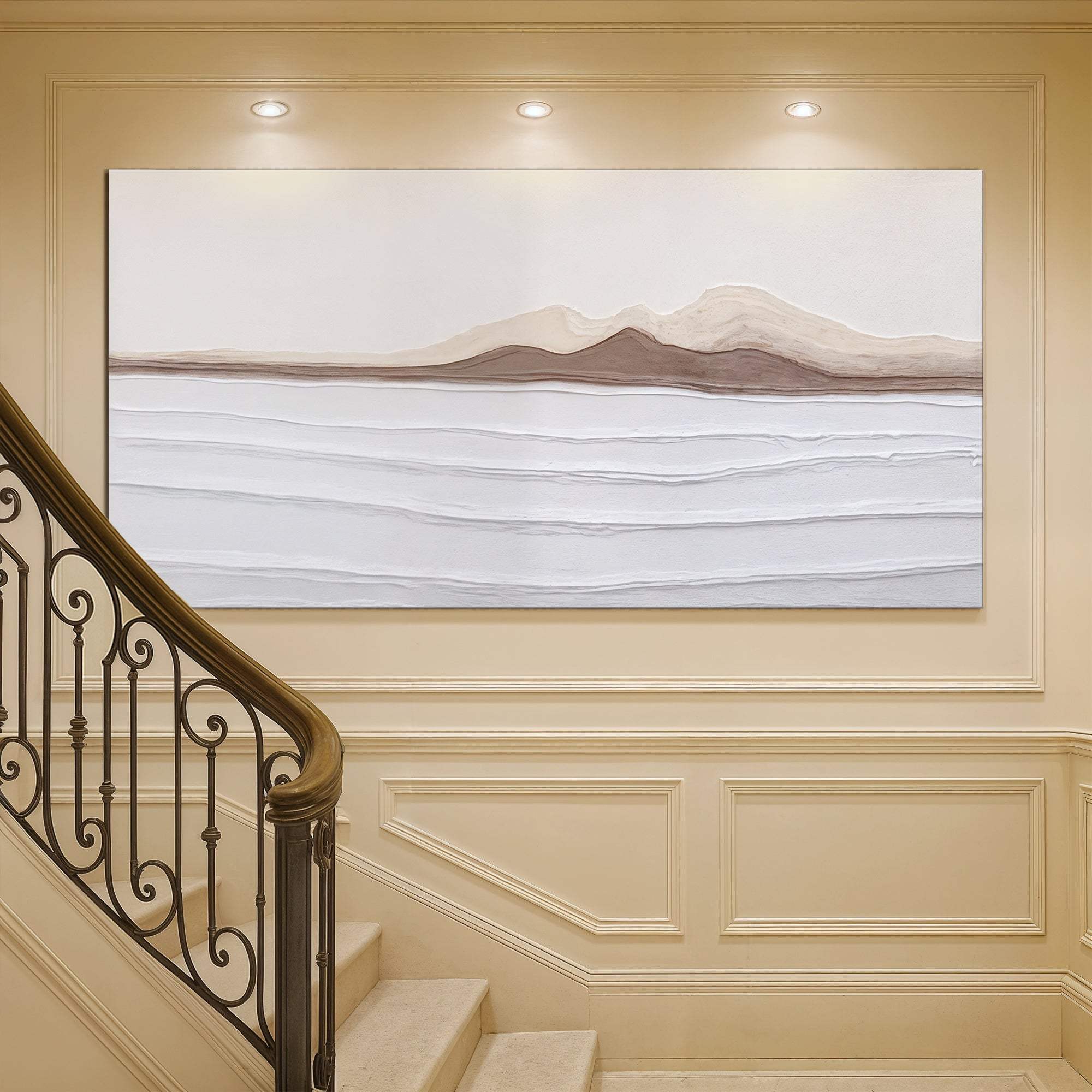 Earth Tone Abstract Wall Art - Tailored Canvases - Flyclothing LLC