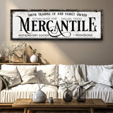 Family Owned Mercantile Sign - Tailored Canvases - Flyclothing LLC