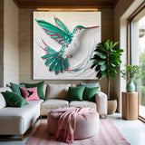 3D Hummingbird Wall Art - Tailored Canvases - Flyclothing LLC