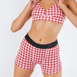 The Hot Diggity | Red Gingham Women’s Boxers - Shinesty - Flyclothing LLC