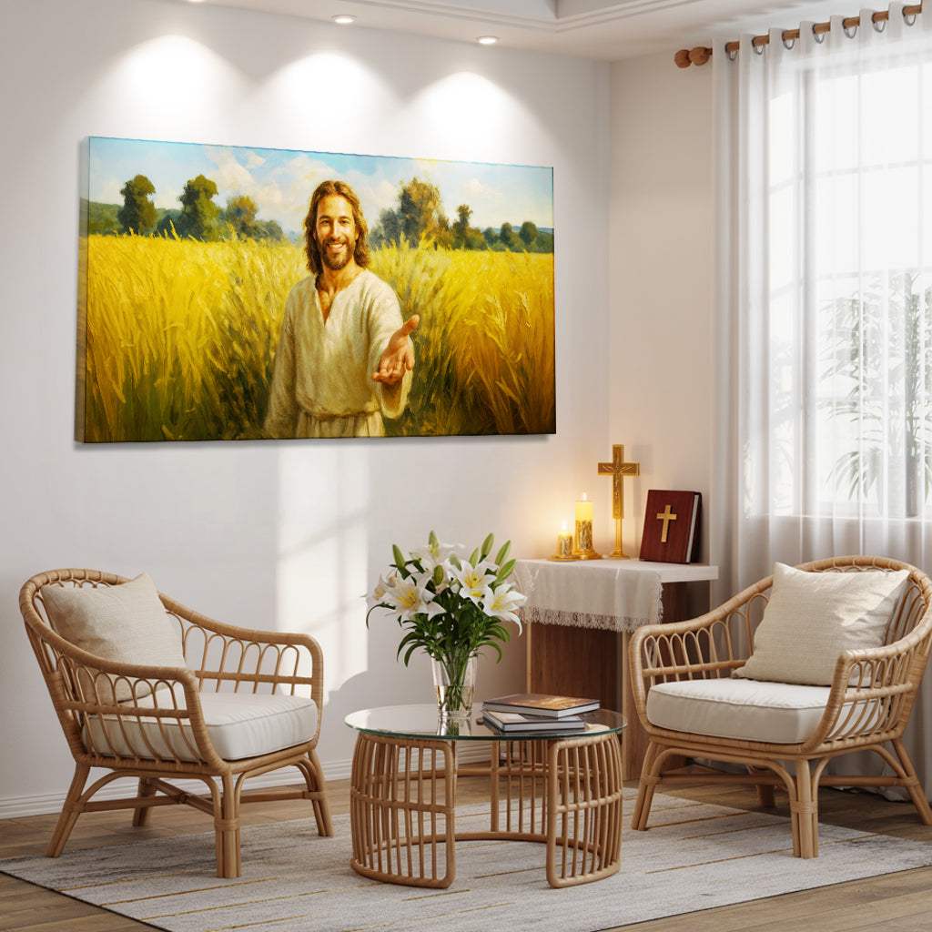 Savior's Invitation Faith Wall Art II - Tailored Canvases - Flyclothing LLC