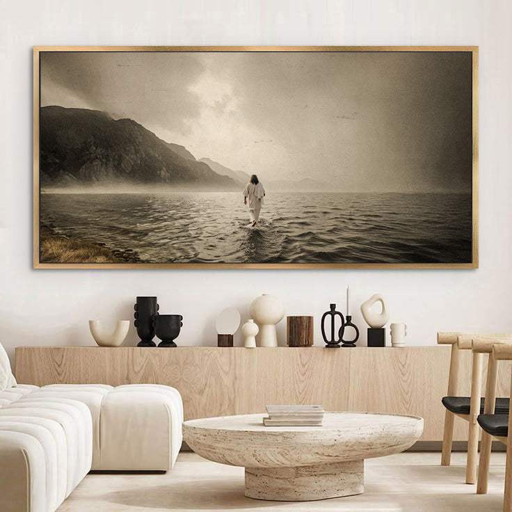 Walking On Water - Faith Wall Art V - Tailored Canvases - Flyclothing LLC