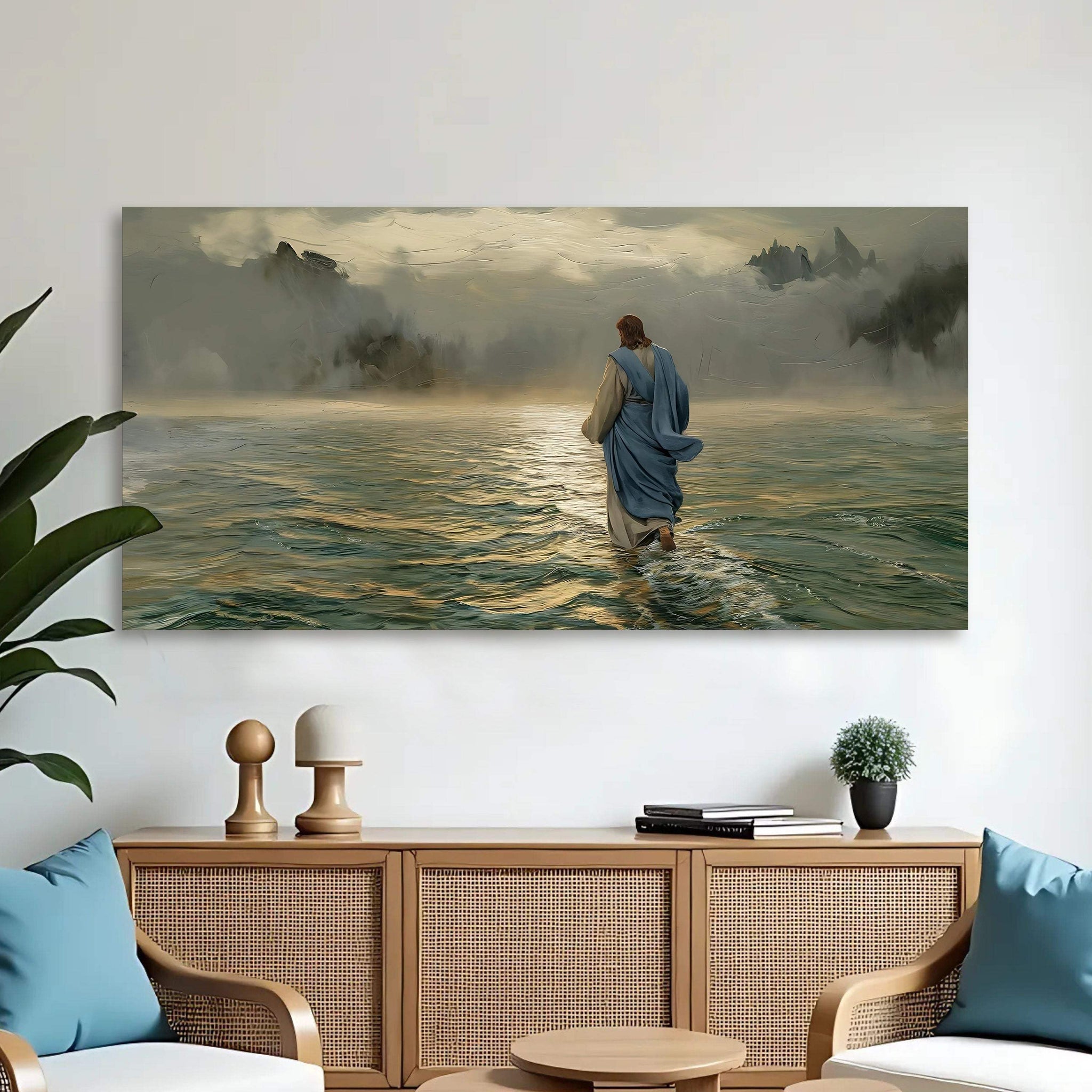 Walking on Water - Faith Wall Art VI - Tailored Canvases - Flyclothing LLC