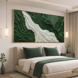 Green Rivers Abstract Wall Art - Tailored Canvases - Flyclothing LLC