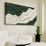 Green Rivers Abstract Wall Art VIII - Tailored Canvases - Flyclothing LLC