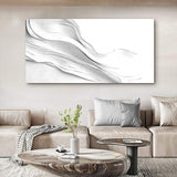 White Minimalist Wall Art - Tailored Canvases - Flyclothing LLC