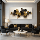 Lotus Leaf Abstract Wall Art V - Tailored Canvases - Flyclothing LLC