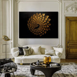 Winged Harmony Abstract Wall Art - Tailored Canvases - Flyclothing LLC