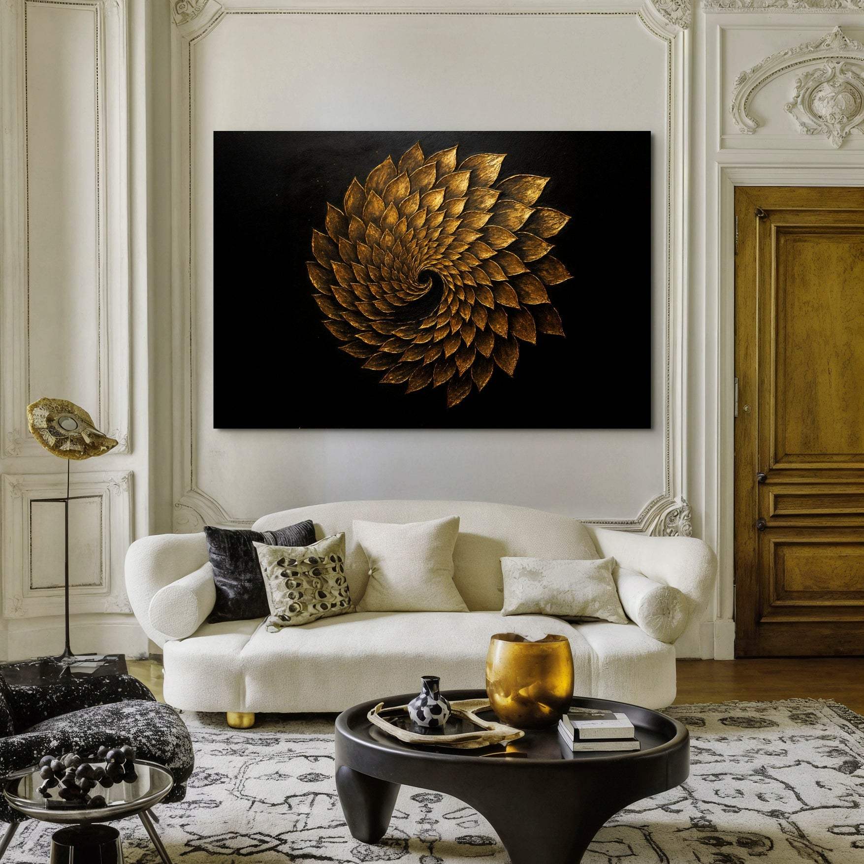 Winged Harmony Abstract Wall Art - Tailored Canvases - Flyclothing LLC