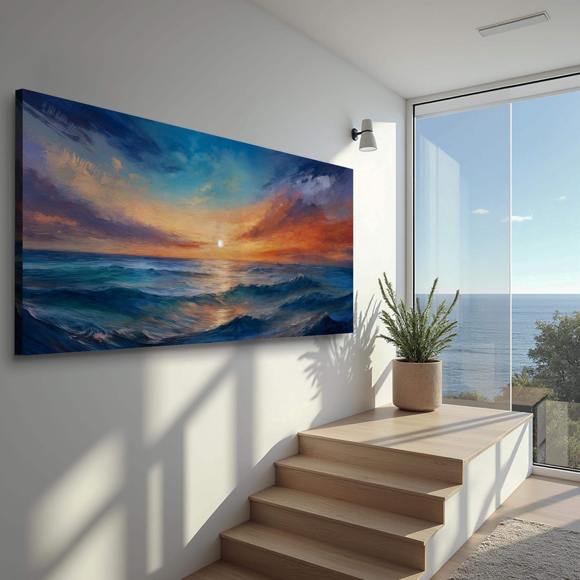 Waterscape Abstract Wall Art XIII - Tailored Canvases - Flyclothing LLC