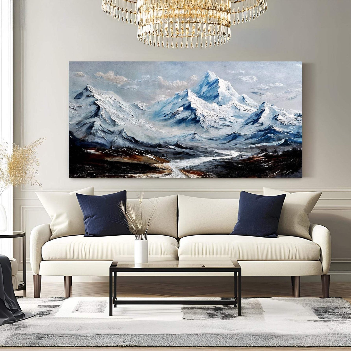 Mountain Minimalist Wall Art II - Tailored Canvases - Flyclothing LLC