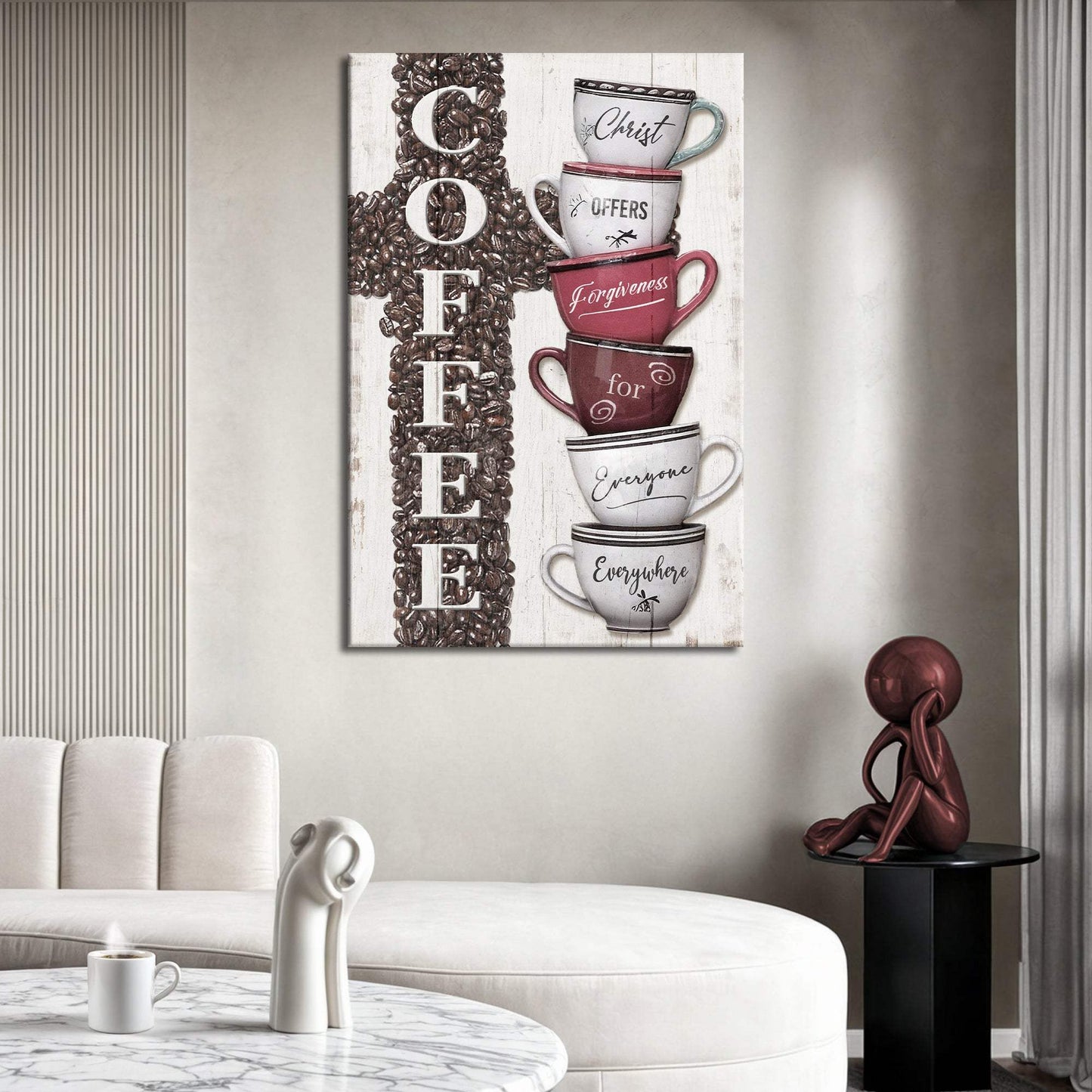 Our COFFEE Faith Sign IV - Tailored Canvases - Flyclothing LLC