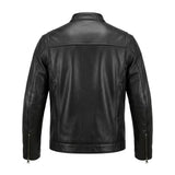 Rampage Men's Naked Cowhide Leather Motorcycle Jacket - Unik Just for Bikers - Flyclothing LLC