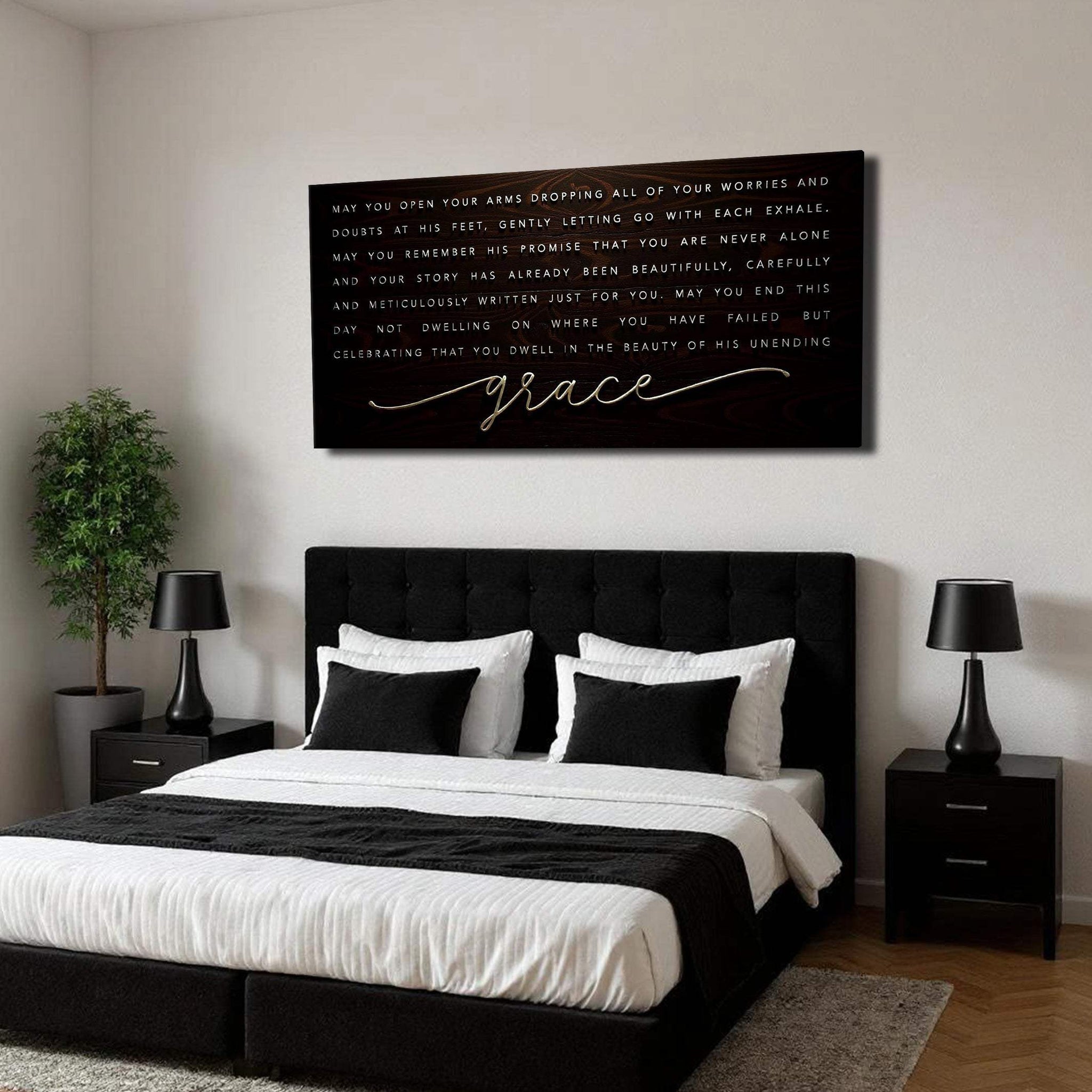 Unending Grace Faith Sign IV - Tailored Canvases - Flyclothing LLC
