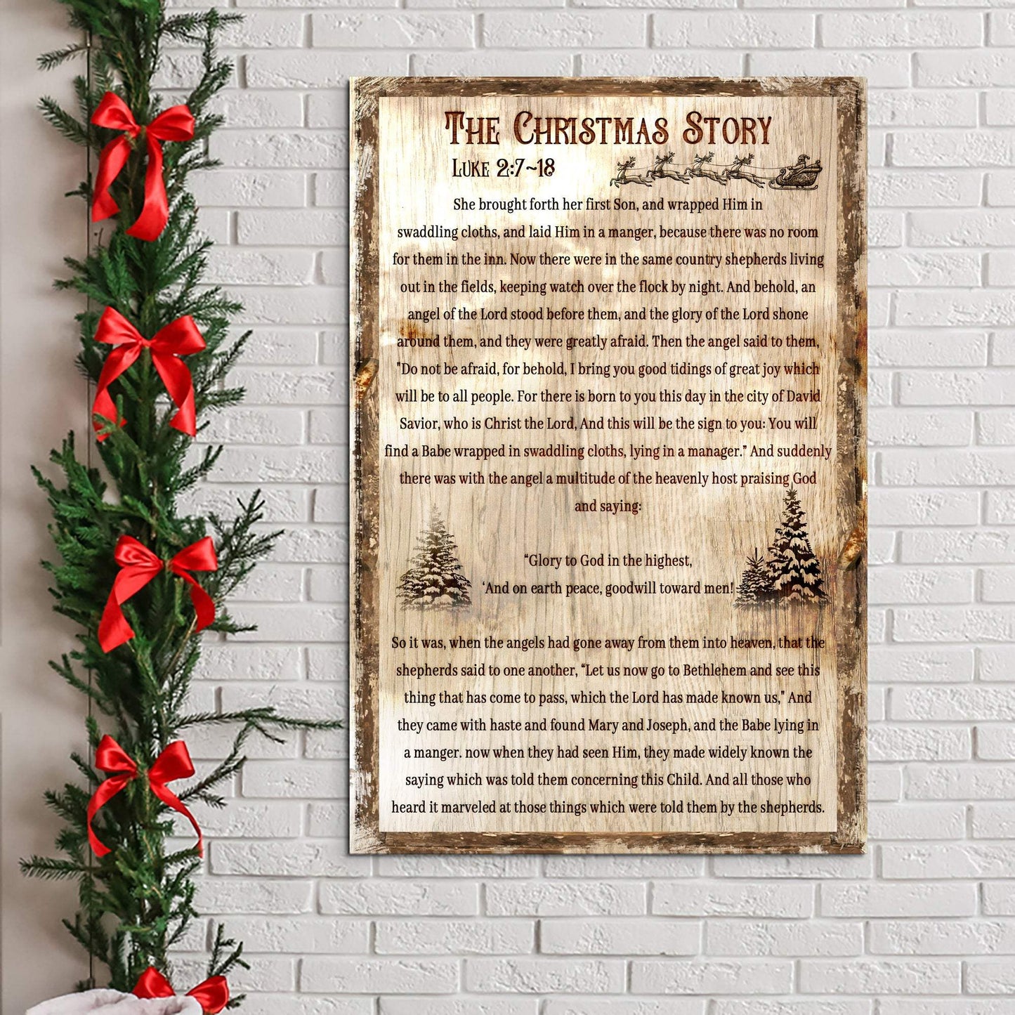 The Christmas Story Sign II - Tailored Canvases - Flyclothing LLC