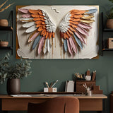 Angelic Wings Wall Art - Tailored Canvases - Flyclothing LLC