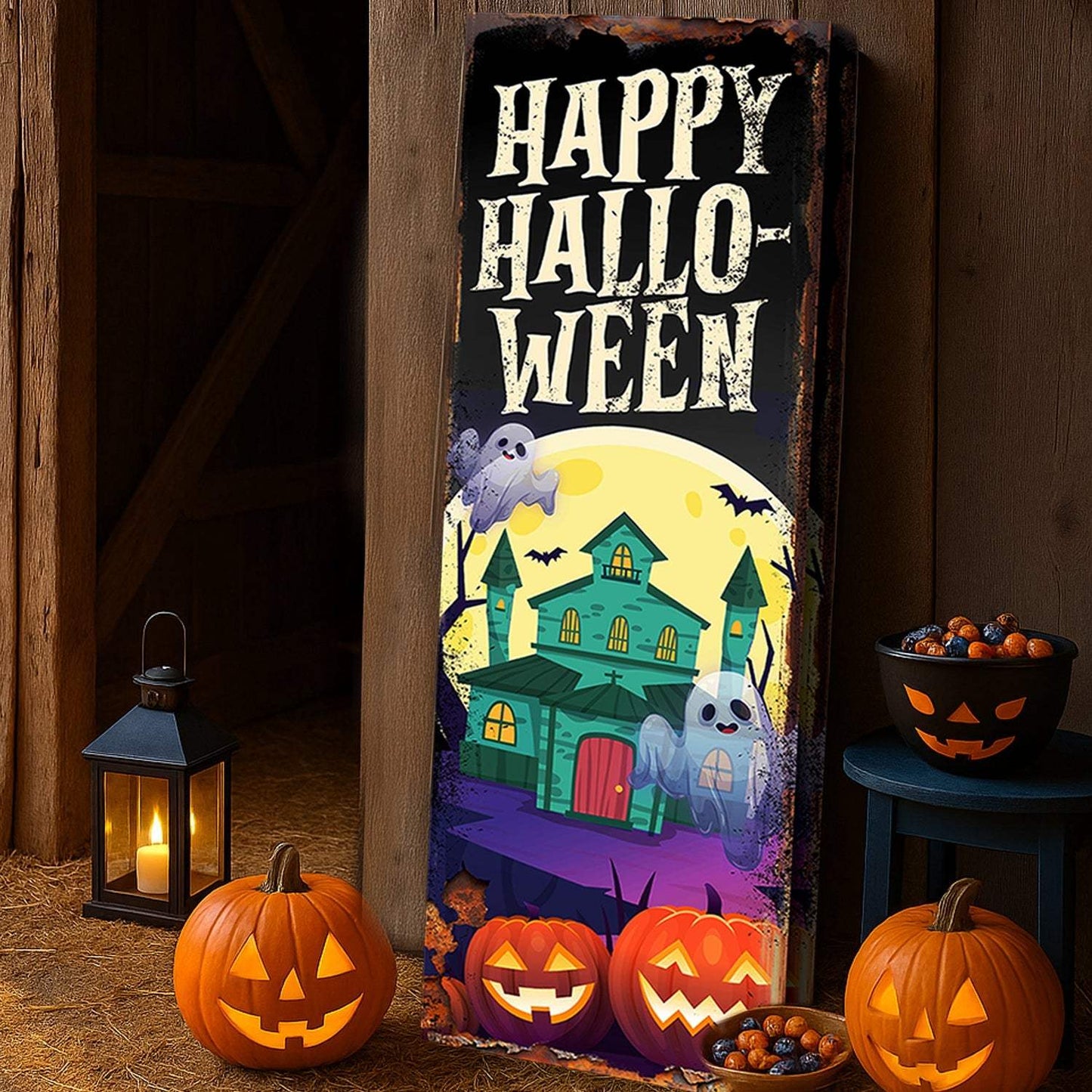 Halloween Welcome Sign - Tailored Canvases - Flyclothing LLC