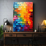 Spectrum Mosaic Wall Art - Tailored Canvases - Flyclothing LLC