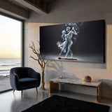 Modern Abstract Couple Dance Wall Art - Tailored Canvases - Flyclothing LLC