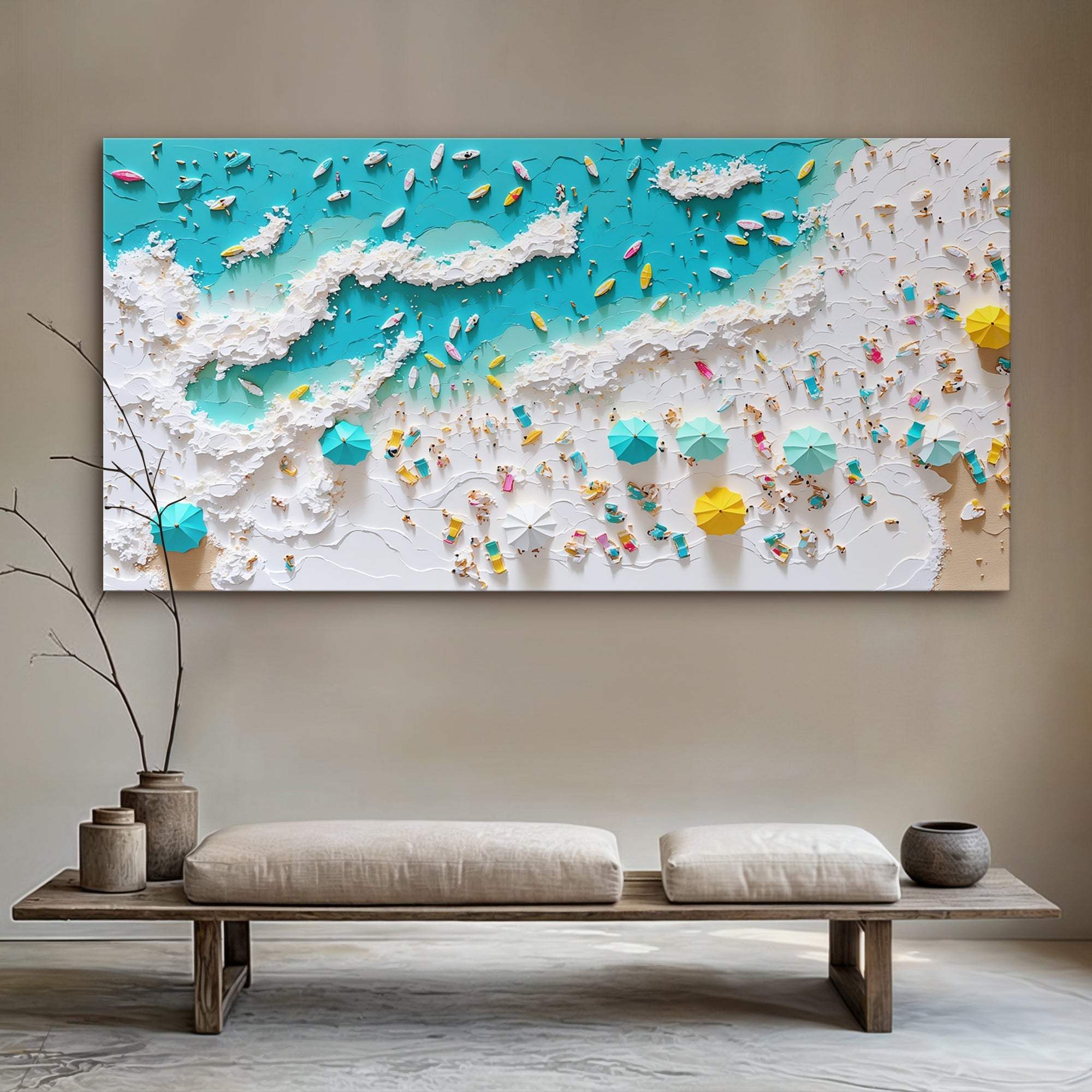 Beach Days Wall Art XI - Tailored Canvases - Flyclothing LLC