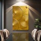 Gold Symphony Wall Art - Tailored Canvases - Flyclothing LLC