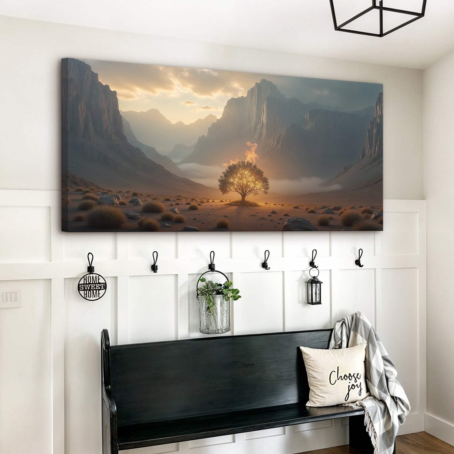 Burning Bush - Faith Wall Art XII - Tailored Canvases - Flyclothing LLC