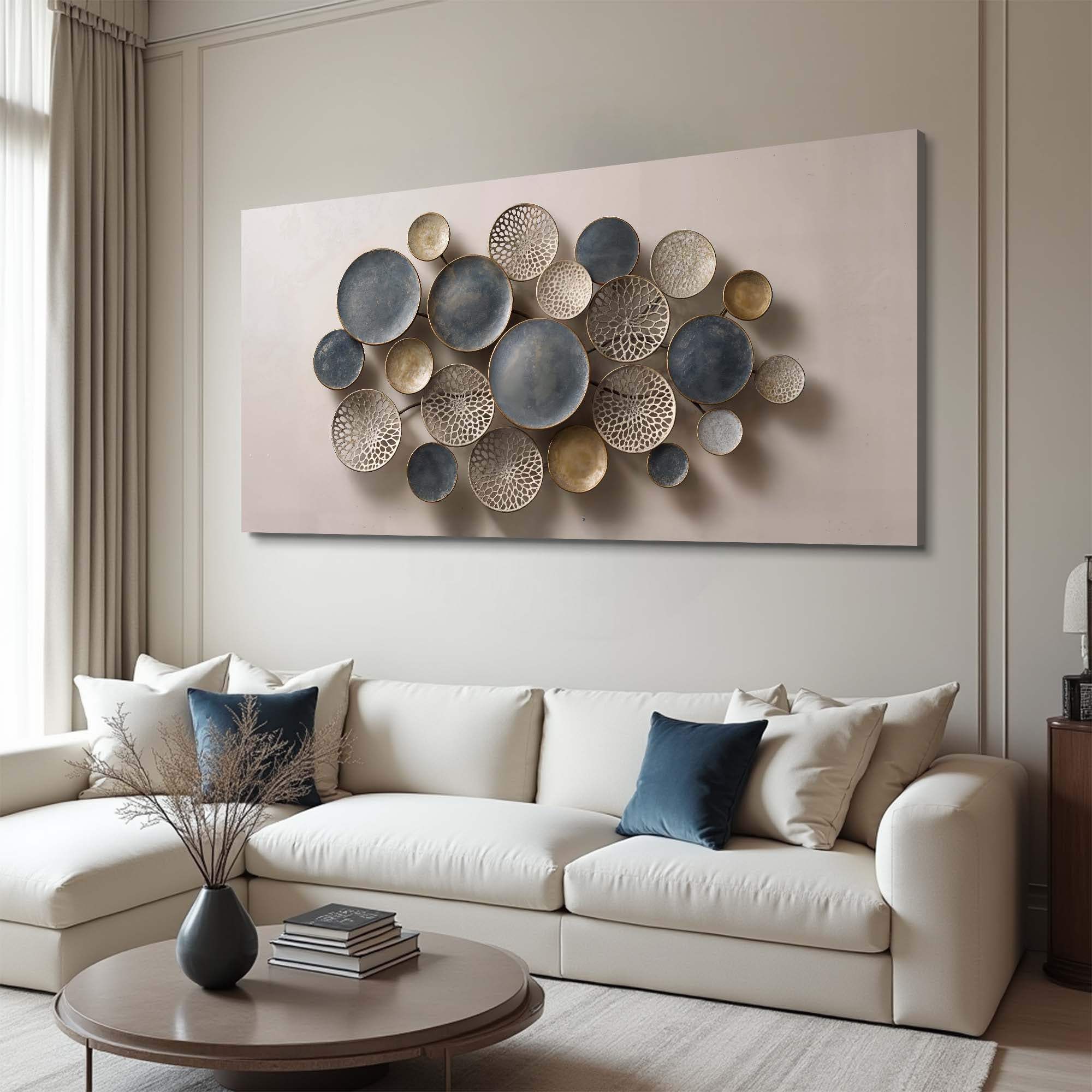 Lotus Leaf Abstract Wall Art IV - Tailored Canvases - Flyclothing LLC