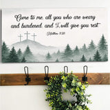 Come To Me - Matthew 11:28 Faith Sign II - Tailored Canvases - Flyclothing LLC