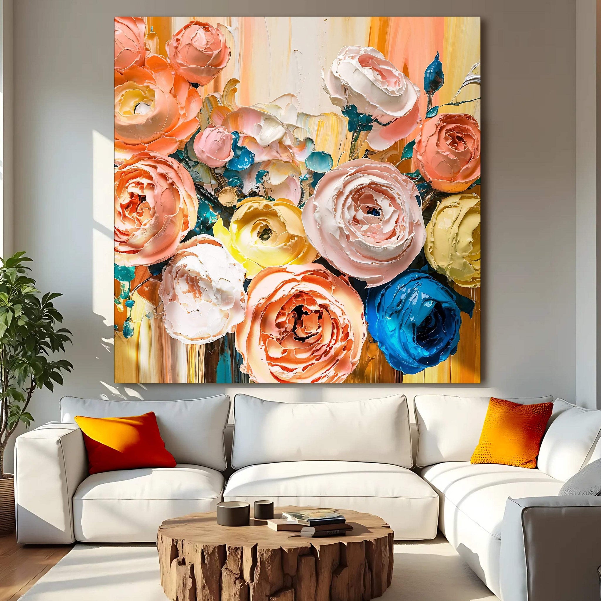 Blooming Bouquet Wall Art - Tailored Canvases - Flyclothing LLC