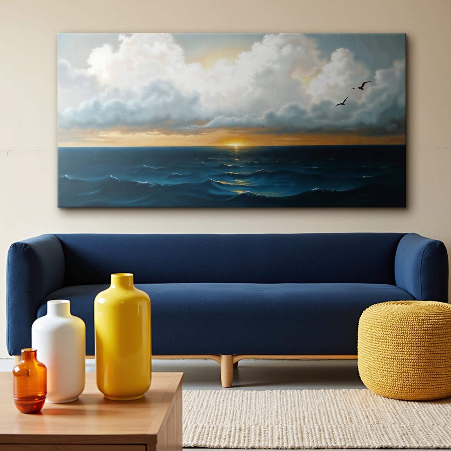 Waterscape Abstract Wall Art II - Tailored Canvases - Flyclothing LLC