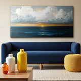 Waterscape Abstract Wall Art II - Tailored Canvases - Flyclothing LLC