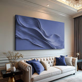 Midnight Navy Minimalist Wall Art - Tailored Canvases - Flyclothing LLC