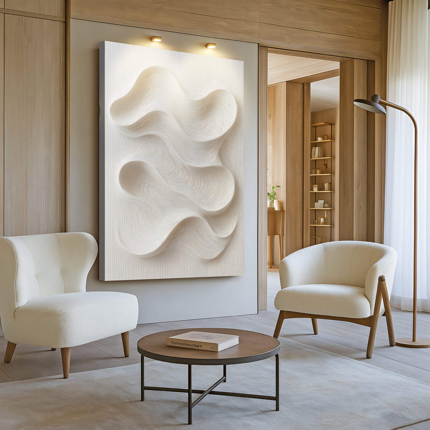 Minimalist Waves Wall Art - Tailored Canvases - Flyclothing LLC