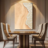 Beige Beach Coastal Wall Art - Tailored Canvases - Flyclothing LLC