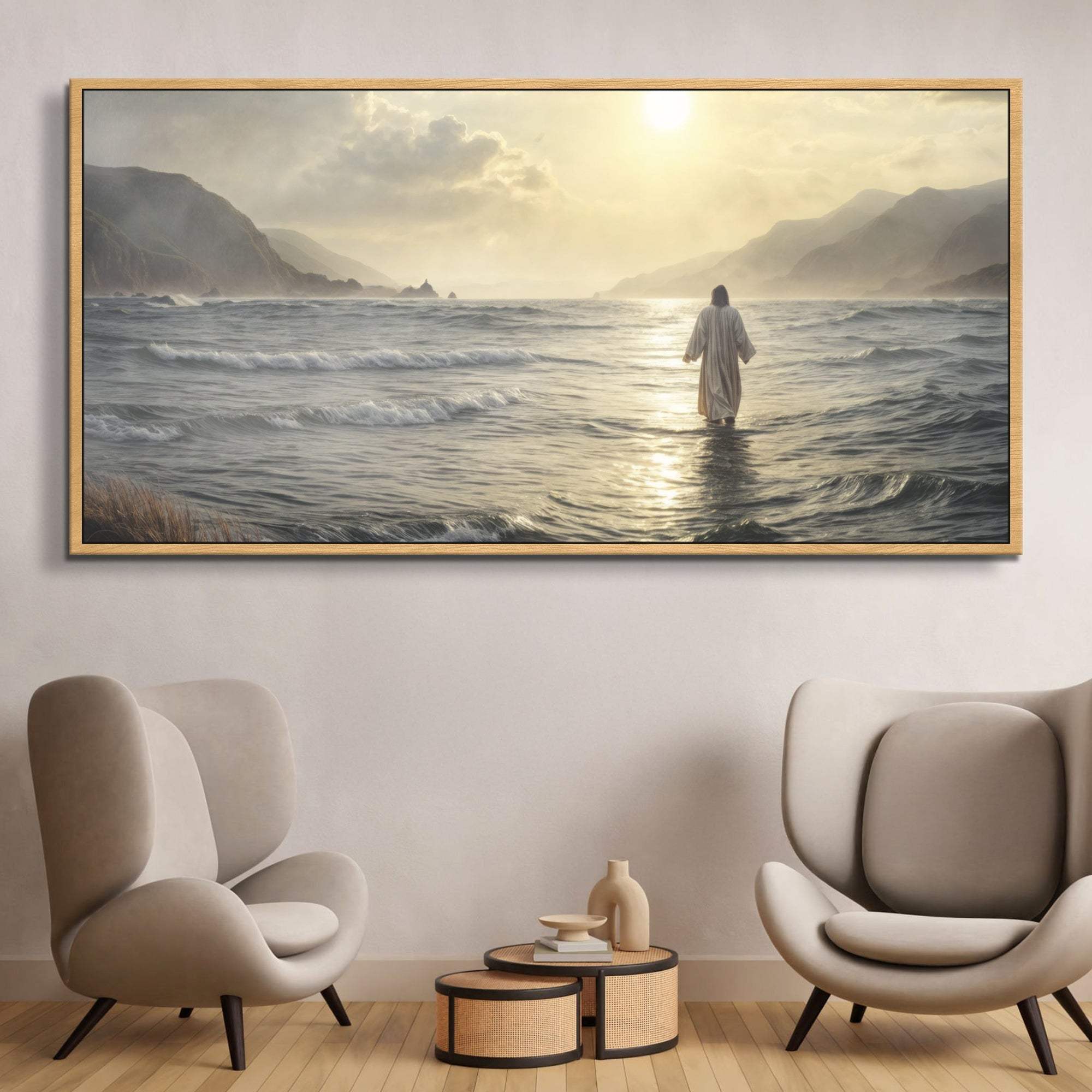Walking on Water - Faith Wall Art IX - Tailored Canvases - Flyclothing LLC