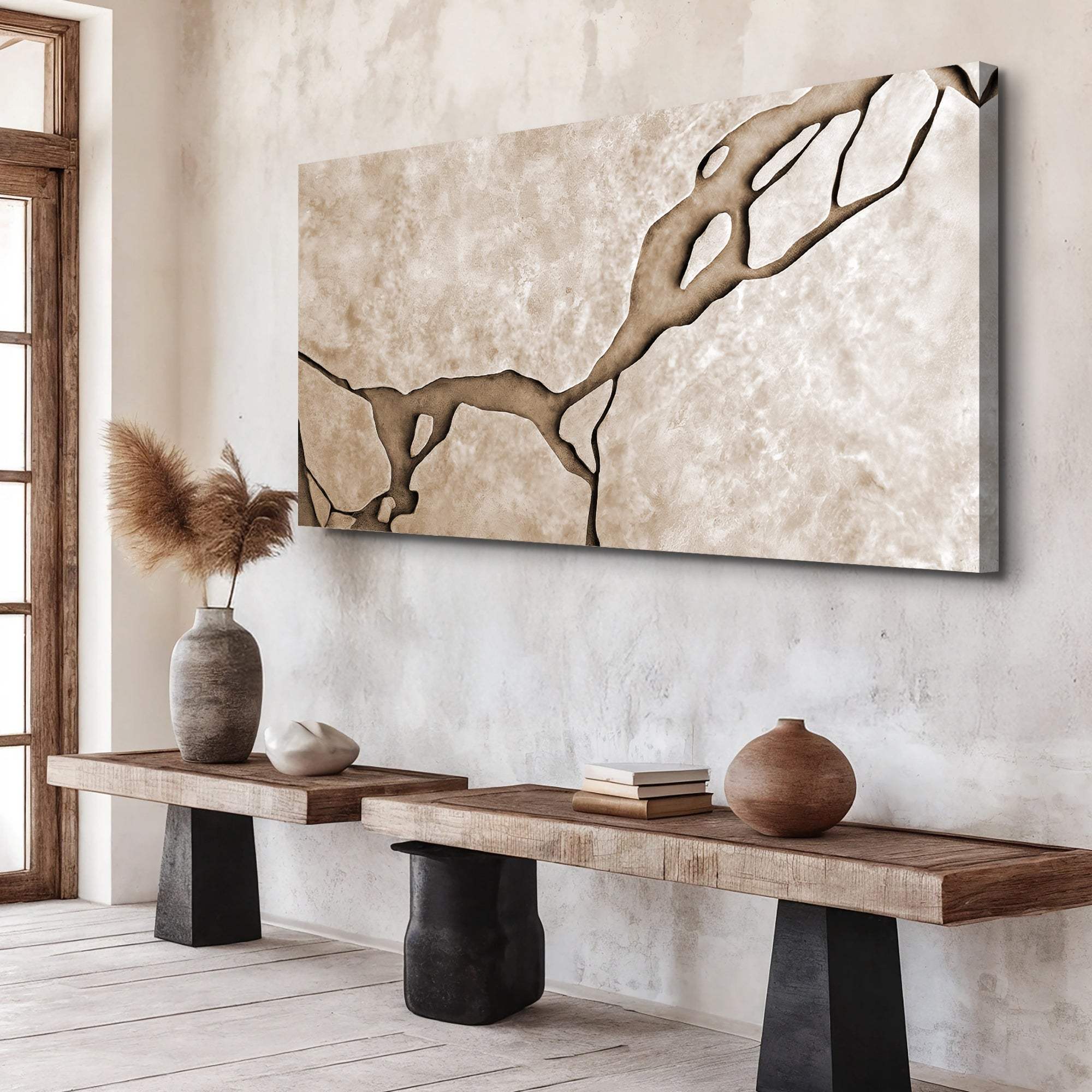 Muddy Abstract Wall Art - Tailored Canvases - Flyclothing LLC