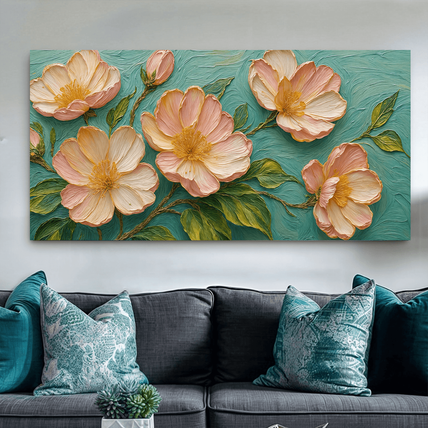 Blossoms Serenade Wall Art - Tailored Canvases - Flyclothing LLC