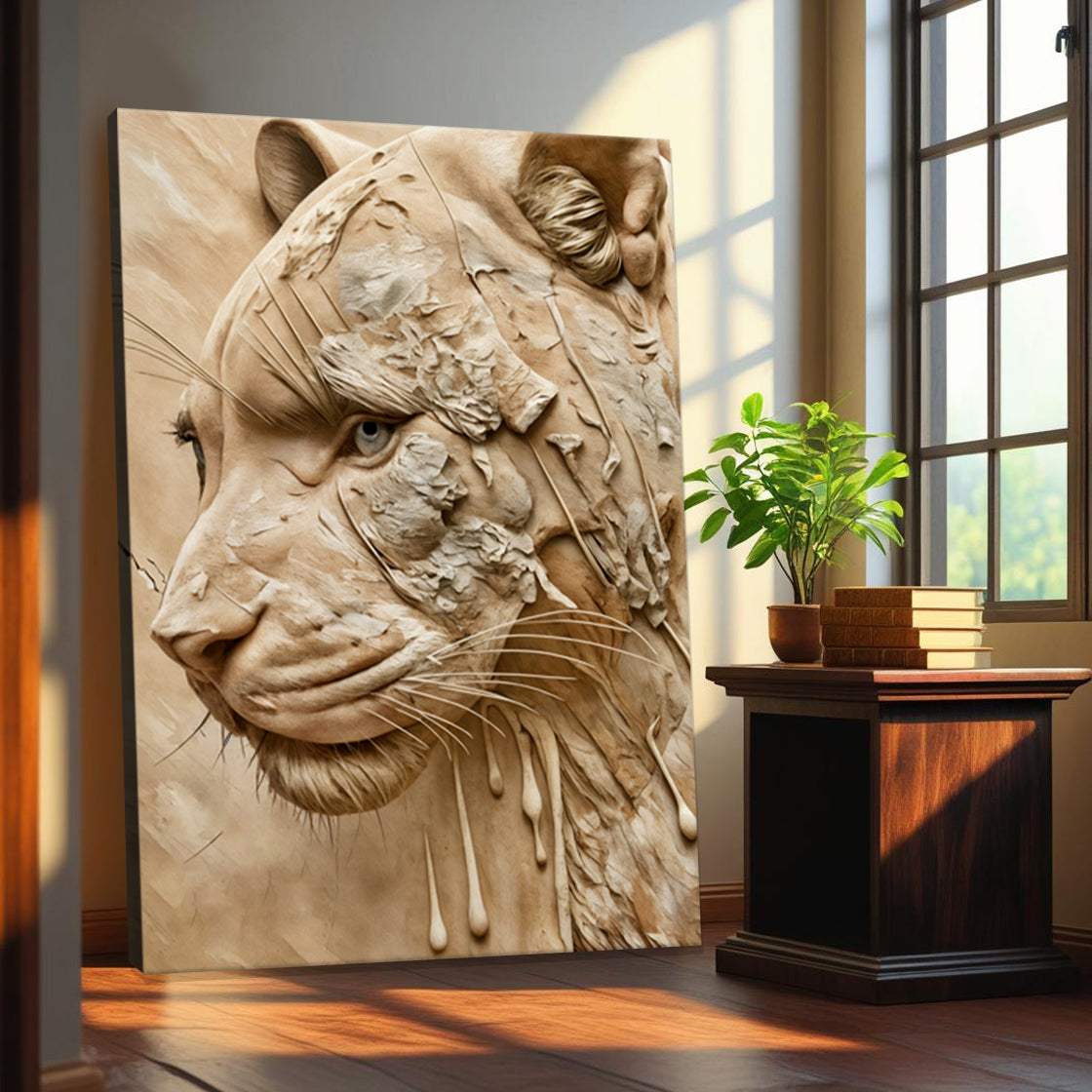 Earthen Predator Wall Art - Tailored Canvases - Flyclothing LLC