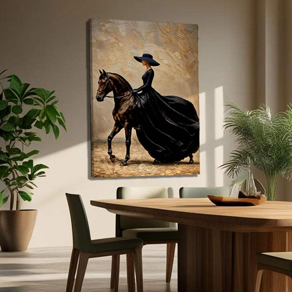 Elegant Equestrian Wall Art - Tailored Canvases - Flyclothing LLC